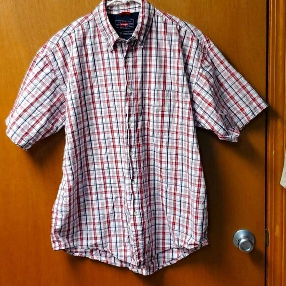 Wrangler mens short sleeve shirt,  large - Picture 1 of 3